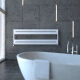 Carisa Mack Bath H Alüminyum Havlupan Modern Tasarım Beyaz 50,5x150 Cm