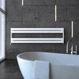 Carisa Mack Bath H Alüminyum Havlupan Modern Tasarım Beyaz 50,5x180 Cm
