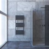 Carisa Mack Bath Yakıt Tasarruflu Premium Malzeme Alüminyum Havlupan Modern Tasarım Antrasit 114,5x50 Cm