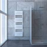 Carisa Mack Bath Yakıt Tasarruflu Premium Malzeme Alüminyum Havlupan Modern Tasarım Beyaz 159x50 Cm