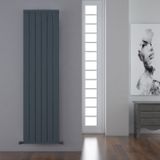 Carisa Mack Dikey Alüminyum Radyatör Modern Tasarım Antrasit 180 x 47,5 cm