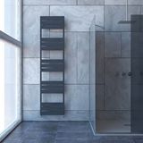 Carisa Mack Yakıt Tasarruflu Premium Malzeme Bath Alüminyum Havlupan Modern Tasarım Antrasit 203,5x50 Cm