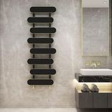 Carisa Magico Bath Alüminyum Havlupan Modern Tasarım Siyah 148,5x50 Cm