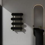 Carisa Magico Bath Alüminyum Havlupan Modern Tasarım Siyah 70,5x50 Cm