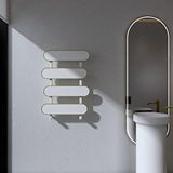 Carisa Magico Bath Yakıt Tasarruflu Premium Malzeme Alüminyum Havlupan Modern Tasarım Beyaz 70,5x50 Cm