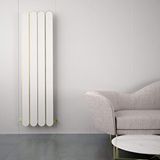 Carisa Magico Dikey Alüminyum Radyatör Modern Tasarım Beyaz 180x49,5 Cm
