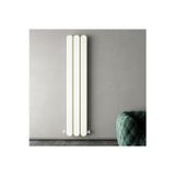 Carisa Magico Double Dikey Yakıt Tasarruflu Premium Alüminyum Radyatör Modern Tasarım Beyaz 180X49,5 Cm