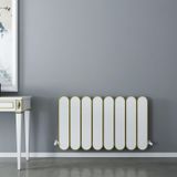 Carisa Magico Yatay Alüminyum Radyatör Modern Tasarım Beyaz 60 x 99,5 cm