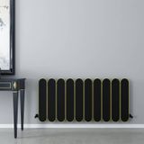 Carisa Magico Yatay Alüminyum Radyatör Modern Tasarım Siyah 60 x 124,5 cm