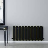 Carisa Magico Yatay Alüminyum Radyatör Modern Tasarım Siyah 60x124,5 Cm