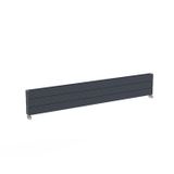 Carisa Monza Double Xl Yatay Alüminyum Radyatör Modern Tasarım Antrasit 28 x 180 cm