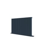 Carisa Monza Yatay Alüminyum Radyatör Modern Tasarım Antrasit 60 x 104 cm