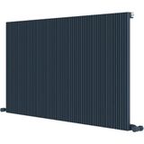 Carisa Monza Yatay Alüminyum Radyatör Modern Tasarım Antrasit 60x104 Cm