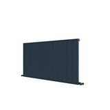 Carisa Monza Yatay Alüminyum Radyatör Modern Tasarım Antrasit 60x123 Cm