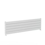 Carisa Nemo Double Xl Yatay Alüminyum Radyatör Modern Tasarım Beyaz 47 x 180 cm