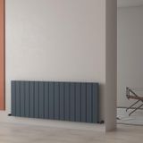 Carisa Nemo Yatay Alüminyum Radyatör Modern Tasarım Antrasit 60 x 161 cm