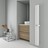 Carisa Nixie Bath Alüminyum Havlupan Modern Tasarım Beyaz 180 x 20,5 cm