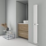 Carisa Nixie Bath Alüminyum Havlupan Modern Tasarım Beyaz 180x20,5 Cm