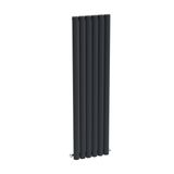 Carisa Otto Dikey Alüminyum Radyatör Modern Tasarım Antrasit 180 x 47,5 cm