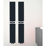 Carisa Papillion Bath Alüminyum Havlupan Modern Tasarım Antrasit 180 x 24,5 cm