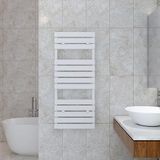 Carisa Plata Bath Alüminyum Havlupan Modern Tasarım Beyaz 119 x 49 cm