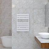 Carisa Plata Bath Alüminyum Havlupan Modern Tasarım Beyaz 168 x 49 cm