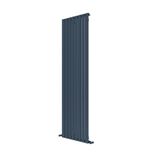 Carisa Plata Dikey Alüminyum Radyatör Modern Tasarım Antrasit 180 x 56 cm