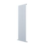 Carisa Plata Dikey Alüminyum Radyatör Modern Tasarım Beyaz 180 x 56 cm
