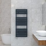Carisa Plata Double Bath Alüminyum Havlupan Modern Tasarım Antrasit 119 x 49 cm