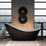 Carisa Rochester İnce Tasarım Çelik Radyatör Modern Tasarım Koyu Gri 87 x 47 cm