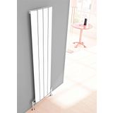 Carisa Slim Dikey Alüminyum Radyatör Modern Tasarım Beyaz 180 x 47 cm