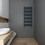 Carisa Soleil Yakıt Tasarruflu Premium Malzeme Alüminyum Havlupan Modern Tasarım Antrasit 122,5x48 Cm