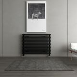 Carisa Sophia Xl Yatay Alüminyum Radyatör Modern Tasarım Siyah 58,3 x 100 cm