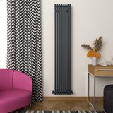 Carisa Sophia Yakıt Tasarruflu Premium Malzeme Alüminyum Radyatör 180x33,1cm Kumlu Antrasit