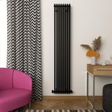 Carisa Sophia Yakıt Tasarruflu Premium Malzeme Alüminyum Radyatör 180x33,1cm Kumlu Siyah