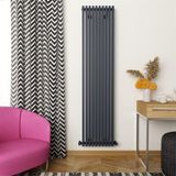 Carisa Sophia Yakıt Tasarruflu Premium Malzeme Alüminyum Radyatör 180x41,5cm Kumlu Antrasit