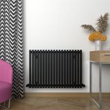 Carisa Sophia Yakıt Tasarruflu Premium Malzeme Alüminyum Radyatör 600x83,5cm Kumlu Siyah