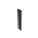 Carisa Step Dikey Yakıt Tasarruflu Premium Malzeme Alüminyum Radyatör Modern Tasarım Koyu Gri 180X47 Cm