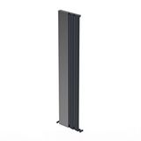 Carisa Step Mirror Dikey Alüminyum Radyatör Modern Tasarım Antrasit 180x37,5 Cm