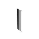 Carisa Step Mirror Dikey Yakıt Tasarruflu Premium Malzeme Alüminyum Radyatör Modern Tasarım Antrasit 180X47 Cm