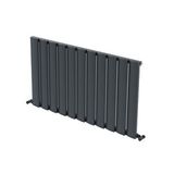 Carisa Step Yatay Alüminyum Radyatör Modern Tasarım Antrasit 60x104 Cm