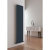 Carisa Tallis 180x41 cm Kumlu Antrasit Alüminyum Radyatör
