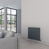 Carisa Tallis Double 60x95 cm Kumlu Açık Gri Alüminyum Radyatör
