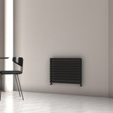 Carisa Tallis Xl Yakıt Tasarruflu Premium Malzeme Alüminyum Radyatör 59x80cm Kumlu Siyah