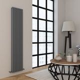Carisa Tubulous 180x36 cm Kumlu Açık Gri Alüminyum Radyatör