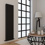 Carisa Tubulous 180x45 cm Kumlu Siyah Alüminyum Radyatör