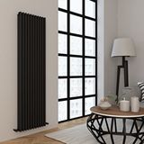 Carisa Tubulous 180x49,5 cm Kumlu Siyah Alüminyum Radyatör