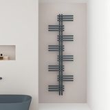 Carisa Unico Yakıt Tasarruflu Premium Malzeme Alüminyum Havlupan Modern Tasarım Antrasit 174x50 Cm
