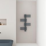 Carisa Unico Yakıt Tasarruflu Premium Malzeme Alüminyum Havlupan Modern Tasarım Antrasit 85,2x50 Cm
