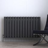 Carisa Vesta Yatay Alüminyum Radyatör Modern Tasarım Koyu Gri 60 x 104,5 cm